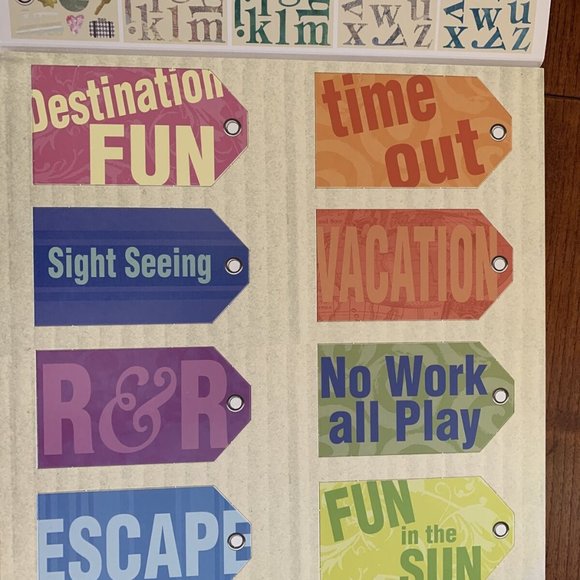 NEW Marianne Richmond’s Destination Fun Art Board Scrap Book 400 piece - Picture 4 of 12